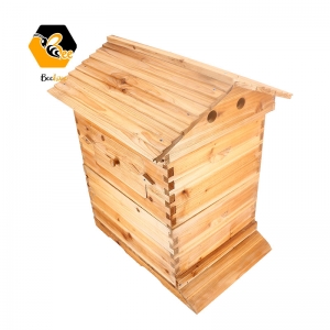 2022 Apiculture Beekeeping Equipment Wooden Beehive Flow Automatic Self-Flowing Honey Bee Hive