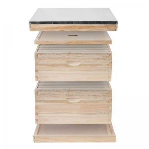 Manufacturers New Products Factory Price Wooden Honey House Langstroth Beehive Box Bee Hive