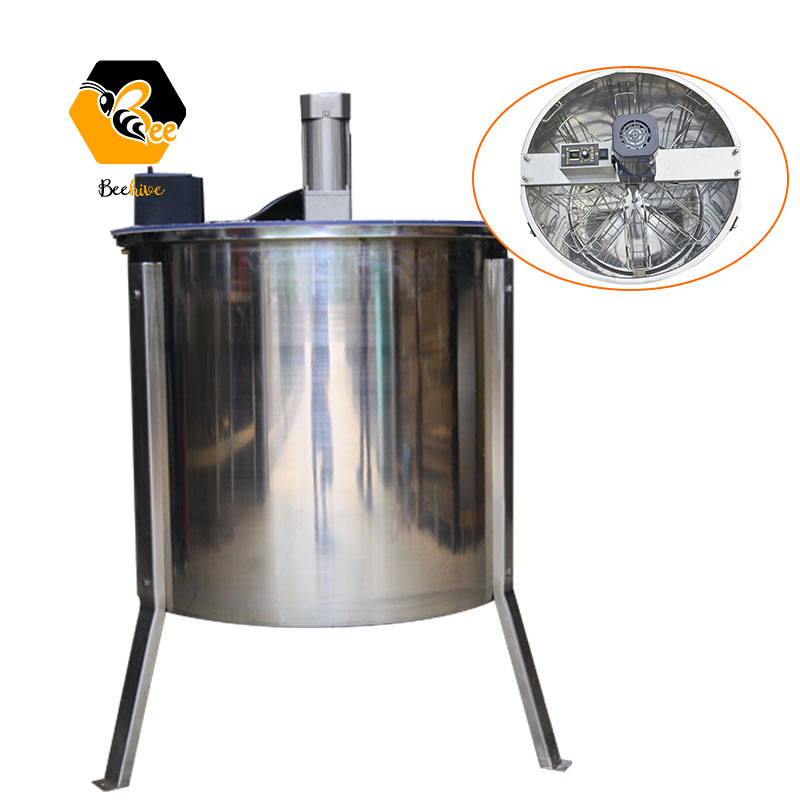 8 Frame Electric Motor Stainless Steel Honey Extractor for Sale