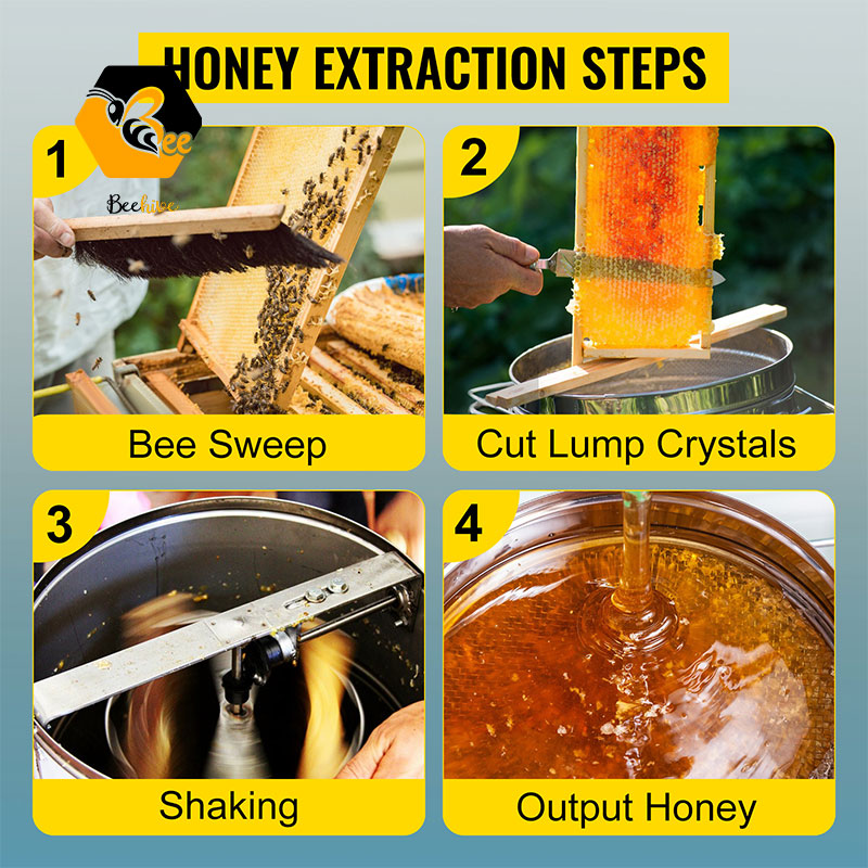 4 Frame Stainless Steel Electric Honey Extractor