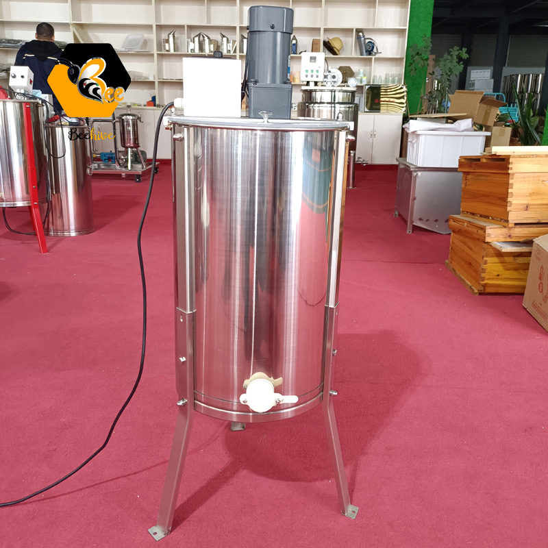 Suppliers Directly Supply 3 Frame Food Grade Plastic / 304 Stainless Steel Electric Honey Extractor / Shake Honey Machine