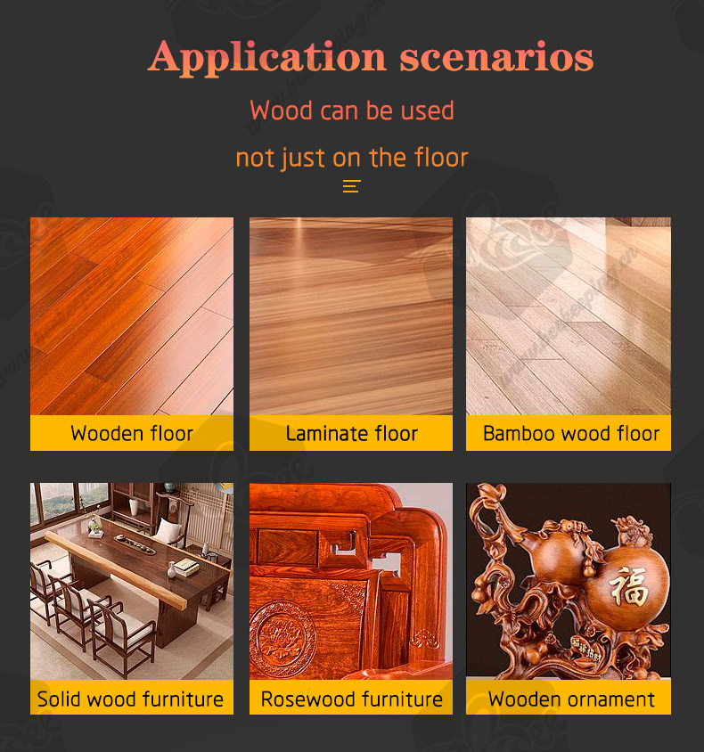 The effect of using rosewood care wax