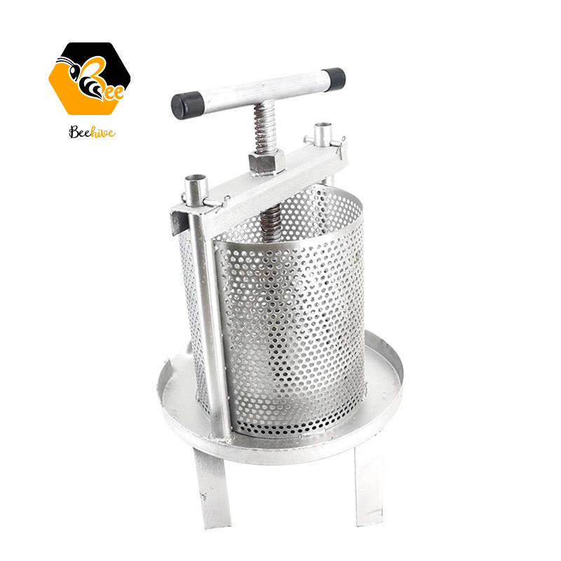 Beekeeping Tools Honey Press Wax Press Machine Honey Presser Manual Stainless Steel Honey Wax Press Machine