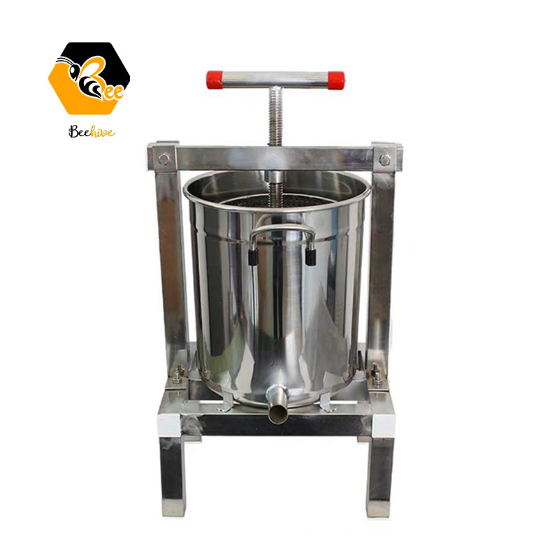 Factory Supply Wholesaler Manual Small 304 Stainless Steel Wax Press / Honey Press Machine / Put The Honeycomb in The Machine