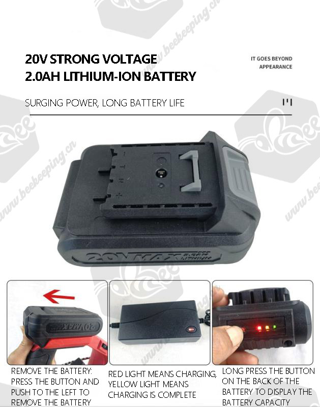 Electric Lithium Battery Vibrator Remover Bee Frame Shaker Machine for sale