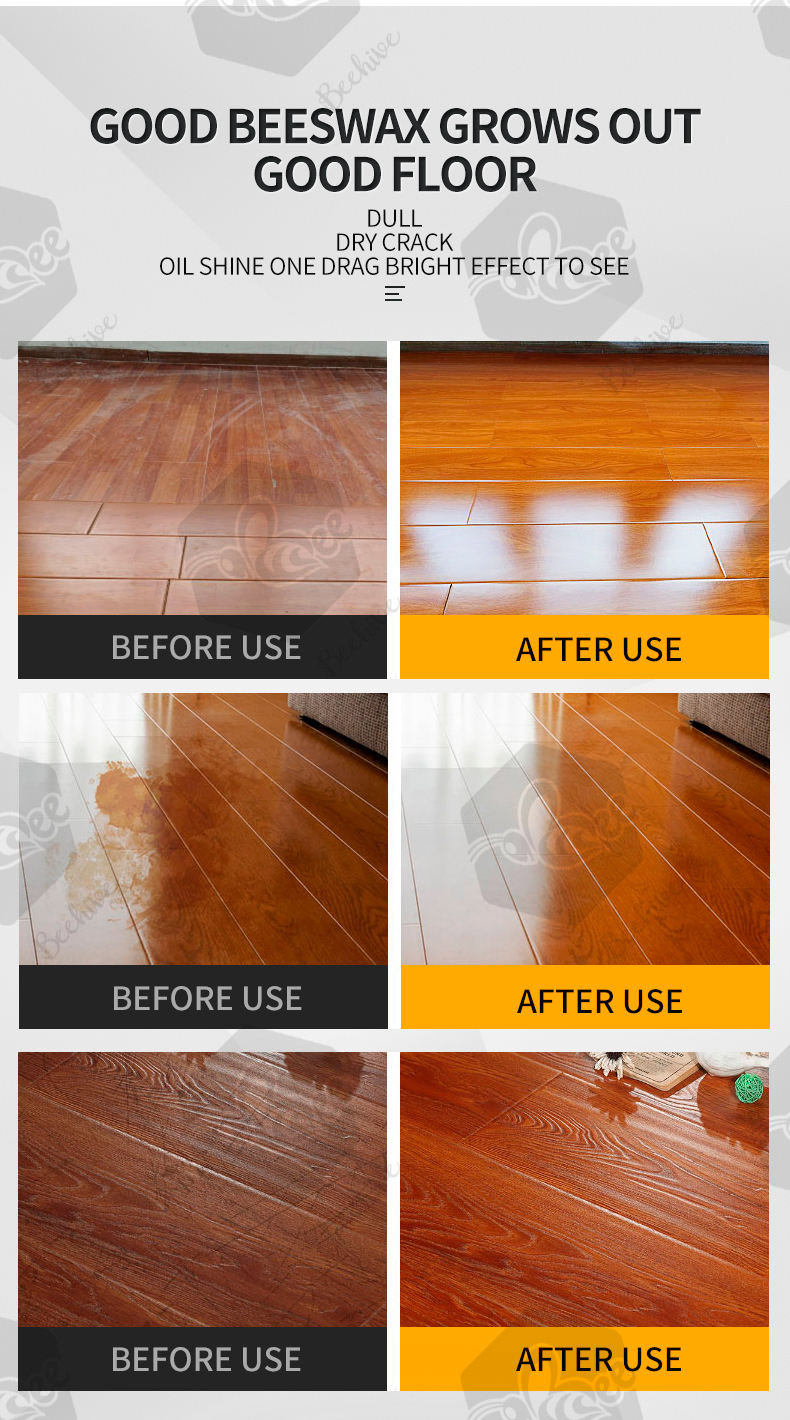 Hot Selling Natural Pure Wax Wood Seasoning Beeswax Complete Solution Kitchen Mahogany Furniture Care Home Cleaning Polishing