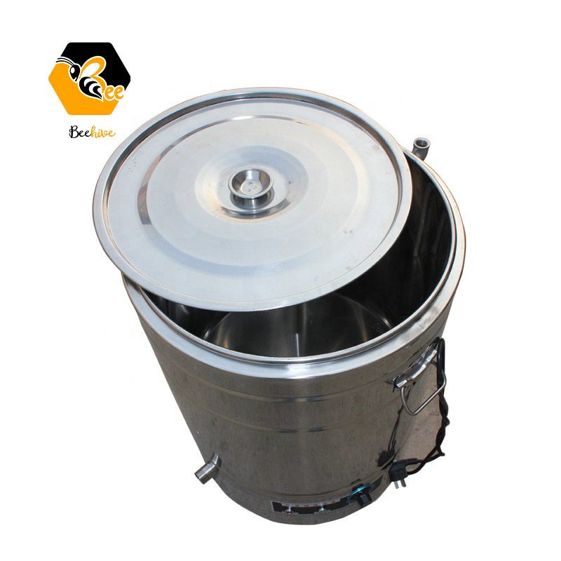 Factory Hot Sales Beekeeping Equipment Honey Storage Heating Barrel 304 Stainless Steel Heating Honey Barrel Storage Tank
