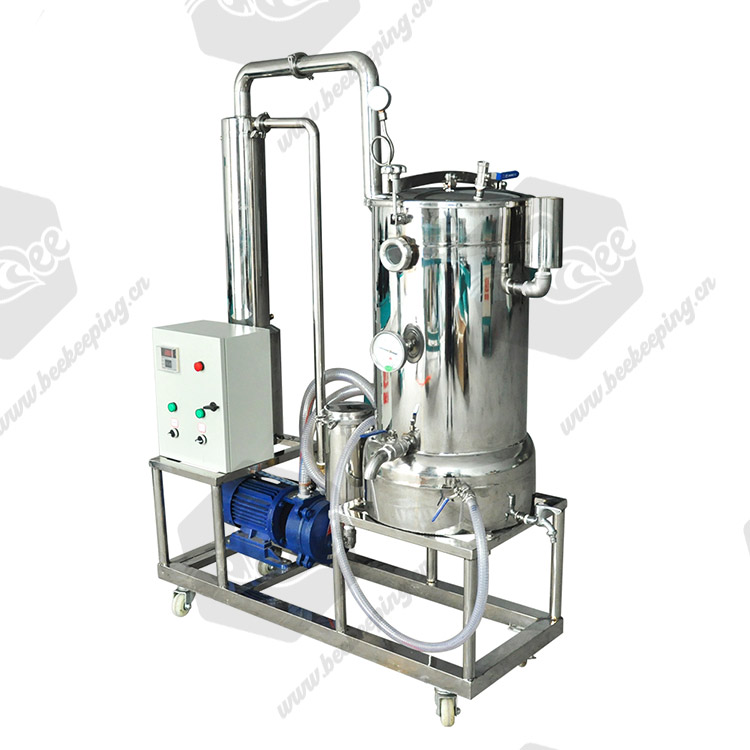 5 Ton No Preheating Bee Honey Filter Concentrator