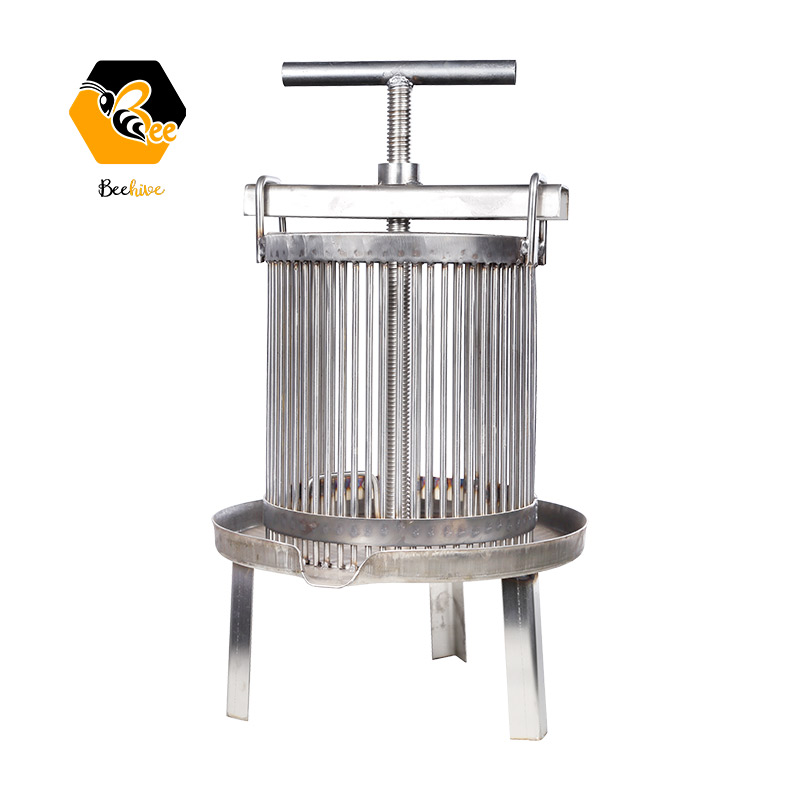 Beekeeping Tools Honey Press Wax Press Machine Honey Presser Manual Stainless Steel Honey Wax Press Machine