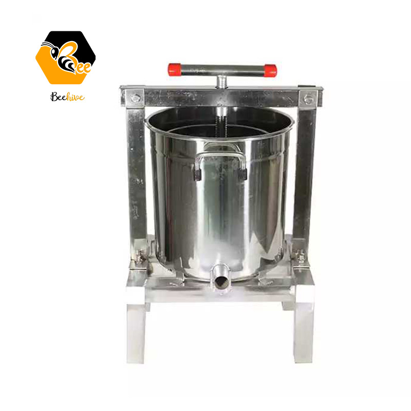 Factory Supply Wholesaler Manual Small 304 Stainless Steel Wax Press / Honey Press Machine / Put The Honeycomb in The Machine