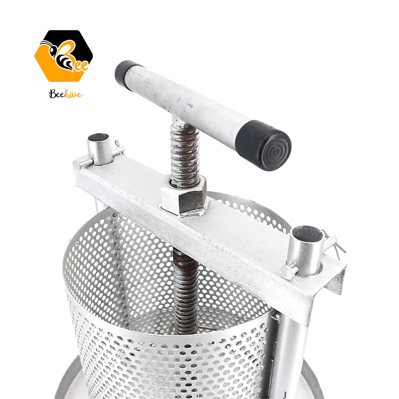 Beekeeping Tools Honey Press Wax Press Machine Honey Presser Manual Stainless Steel Honey Wax Press Machine