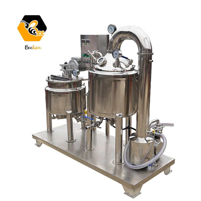 304 Stainless Steel Food Grade Honey Processing Machine 150L / 450L Honey Heating Concentration 2 Ton / 4T Output