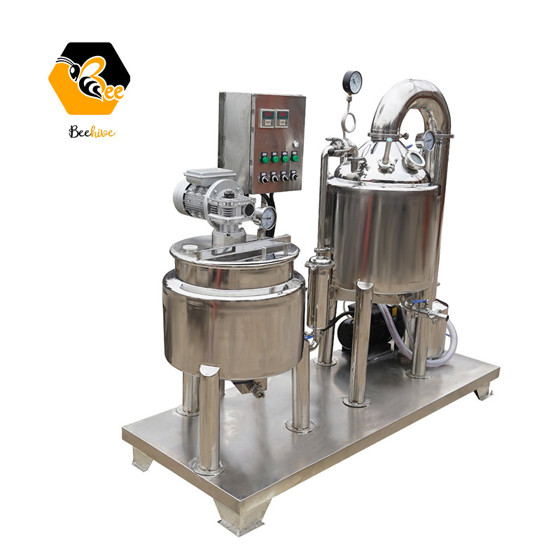 0.5 Ton Honey Preheating Mixing Filtering Concentrating Machine Honey Processing Equipment