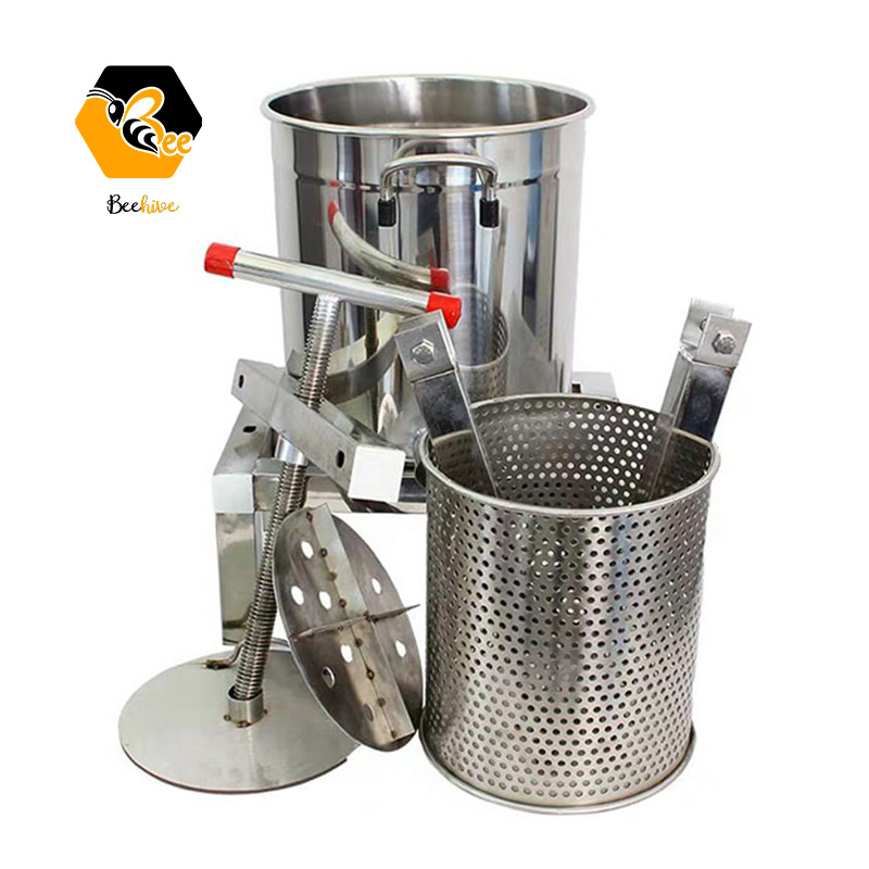 Factory Supply Wholesaler Manual Small 304 Stainless Steel Wax Press / Honey Press Machine / Put The Honeycomb in The Machine
