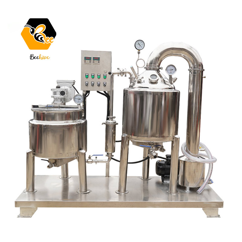 304 Stainless Steel Food Grade Honey Processing Machine 150L / 450L Honey Heating Concentration 2 Ton / 4T Output