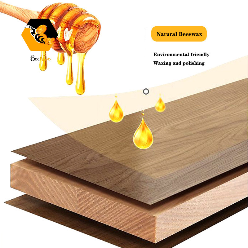 Wood Seasoning Beeswax Wood Care Wax Solid Wood Maintenance Waterproof Wear Resistant Cleaning Polished Beeswax Furniture Care