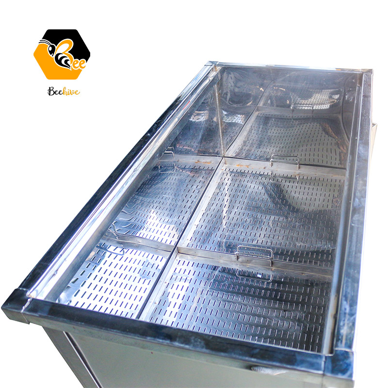 304 Stainless Steel Moveable Honeycomb Uncapping Tank & Tray & Rack Station Apiculture Beekeeping Equipment Bee Keeping Tool Supplies