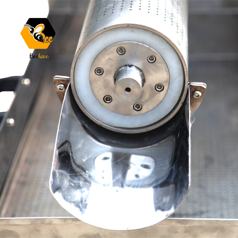 Beekeeping Screw Type Electric Honey Wax Separator Cappings Screw Press Honey / Beeswax Separator Machine