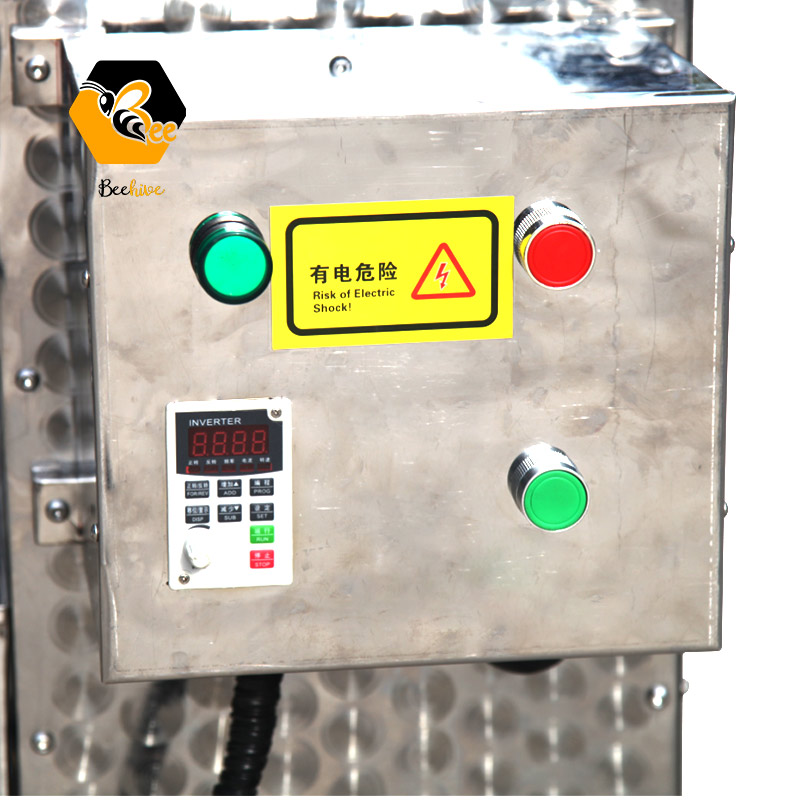 Beekeeping Screw Type Electric Honey Wax Separator Cappings Screw Press Honey / Beeswax Separator Machine