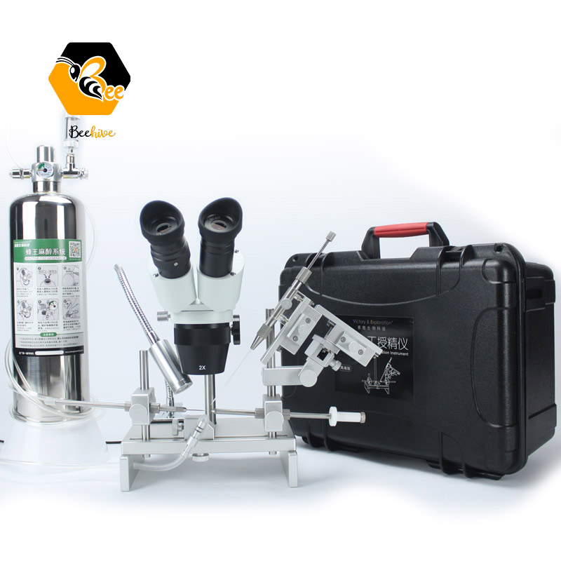 New Beekeeping Laboratories Tool Bee Breeding Ferramentas Apiculture Insect Queen Bee Artificial Insemination Kit Equipment
