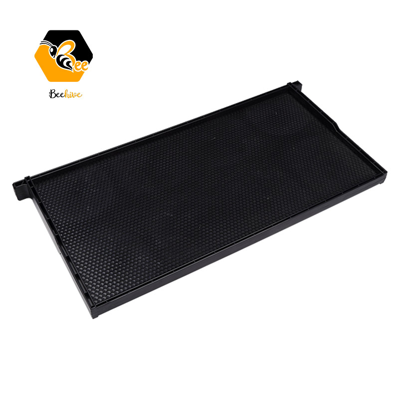 Wholesale Yellow / Black Color ABS Food Grade Beekeeping Tools Langstroth Beehive Frame Plastic Bee Foundation Sheet with Frame