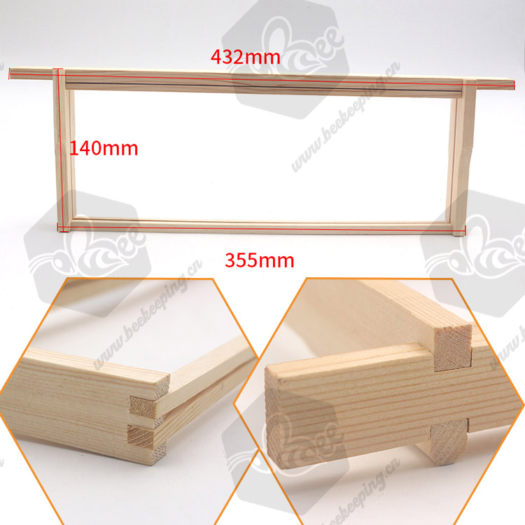 British National Frame Unassembled Beehive Frame