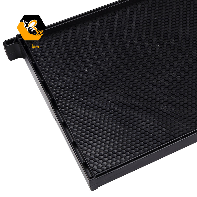 Wholesale Yellow / Black Color ABS Food Grade Beekeeping Tools Langstroth Beehive Frame Plastic Bee Foundation Sheet with Frame