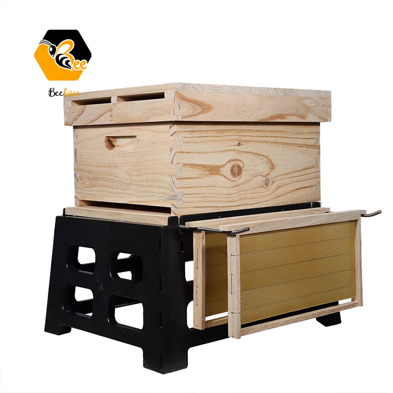 Anti-ant Plastic Beehive Stand 10 Frames Beekeeping Hive Stand with Beehive Support Beehive Holder Bracket