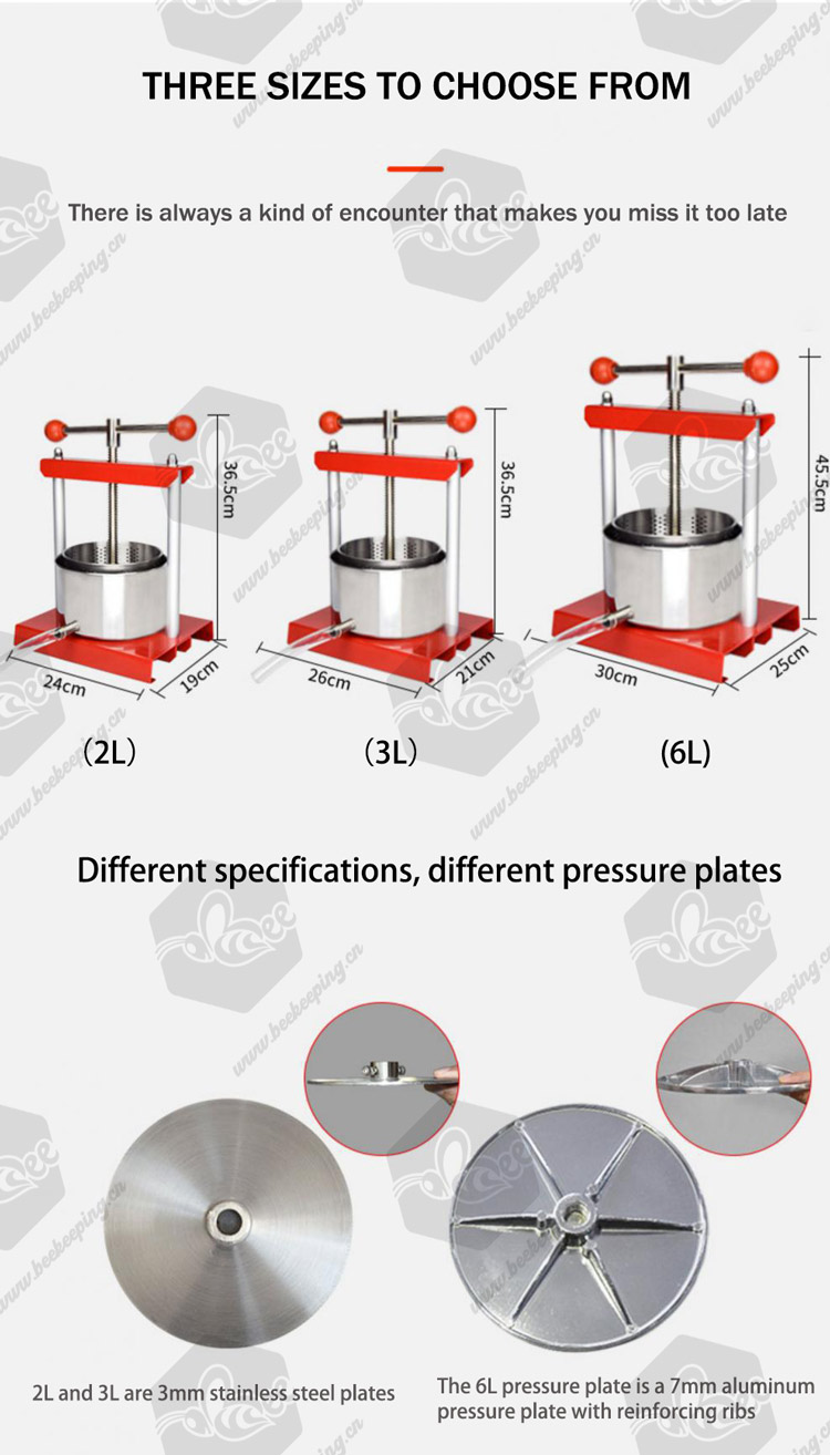 Factory Supply Manual Stainless Steel Fruit Juice Press