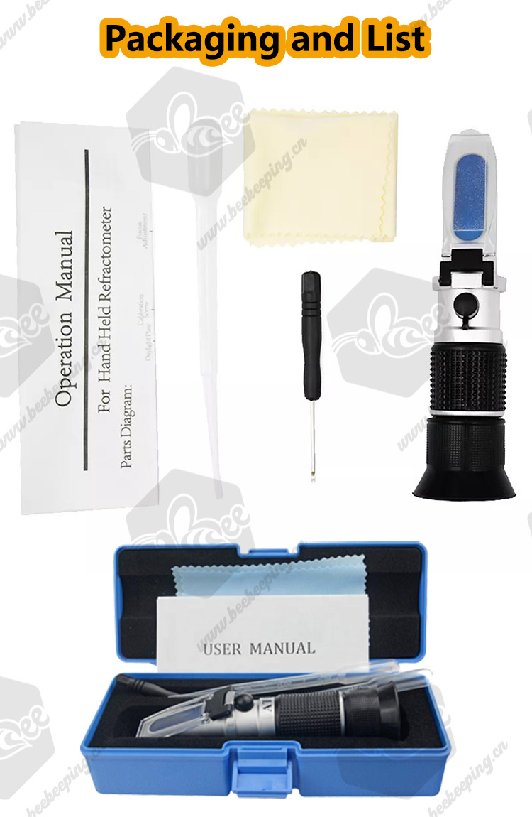 Wholesale Cheap Handheld Convenient Beekeeping Honey Refractometer for Sale
