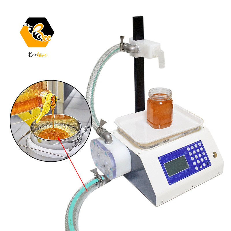 Semi-Automatic Liquid  Weighing Filling Machine Viscous Honey Bee Products Hand Sanitizer Filler/ Liquid Filling Machine