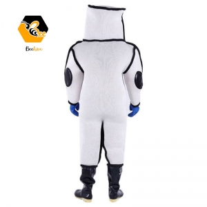 1 Bee Hornet Prevent / One-piece Wasps Protective Clothing Bee-proof Suit Beekeeper Outfit 3D Beekeeping Suit USB electric fan