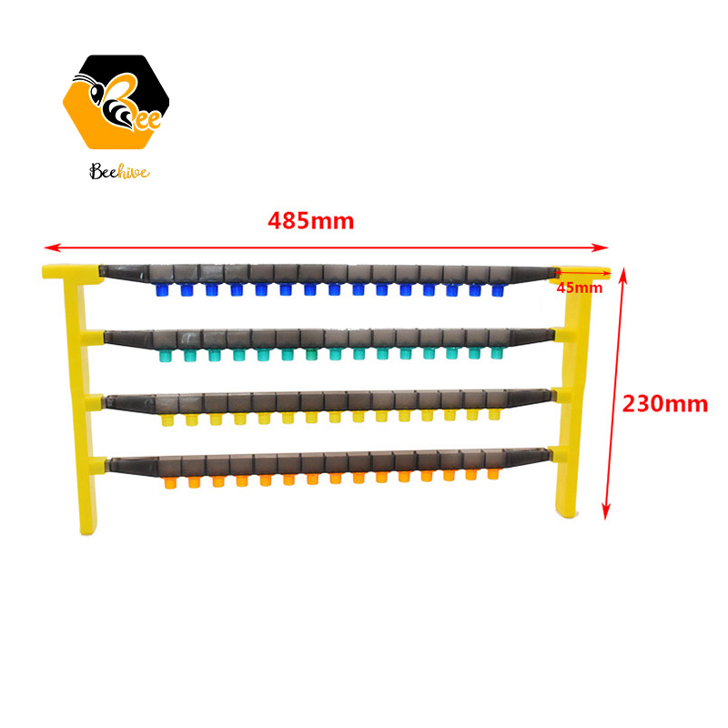 Beekeeping Supplies Bee Queen Rearing Frame Kit Including Queen Cell Bar Plastic Royal Jelly Frame Cell Cups