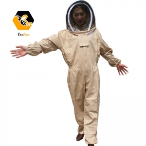 7 Factory Supplies Pure Cotton Coverall hooded Beekeeping Suit Protection Clothing Ventilated Fencing Veil Bee Suit Jacket
