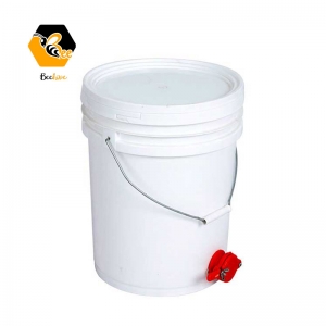 1 Plastic Honey Bucket with Honey Gate for Beekeeping 5 Gallon 25L 20L 15L 10L Honey Container with Valve