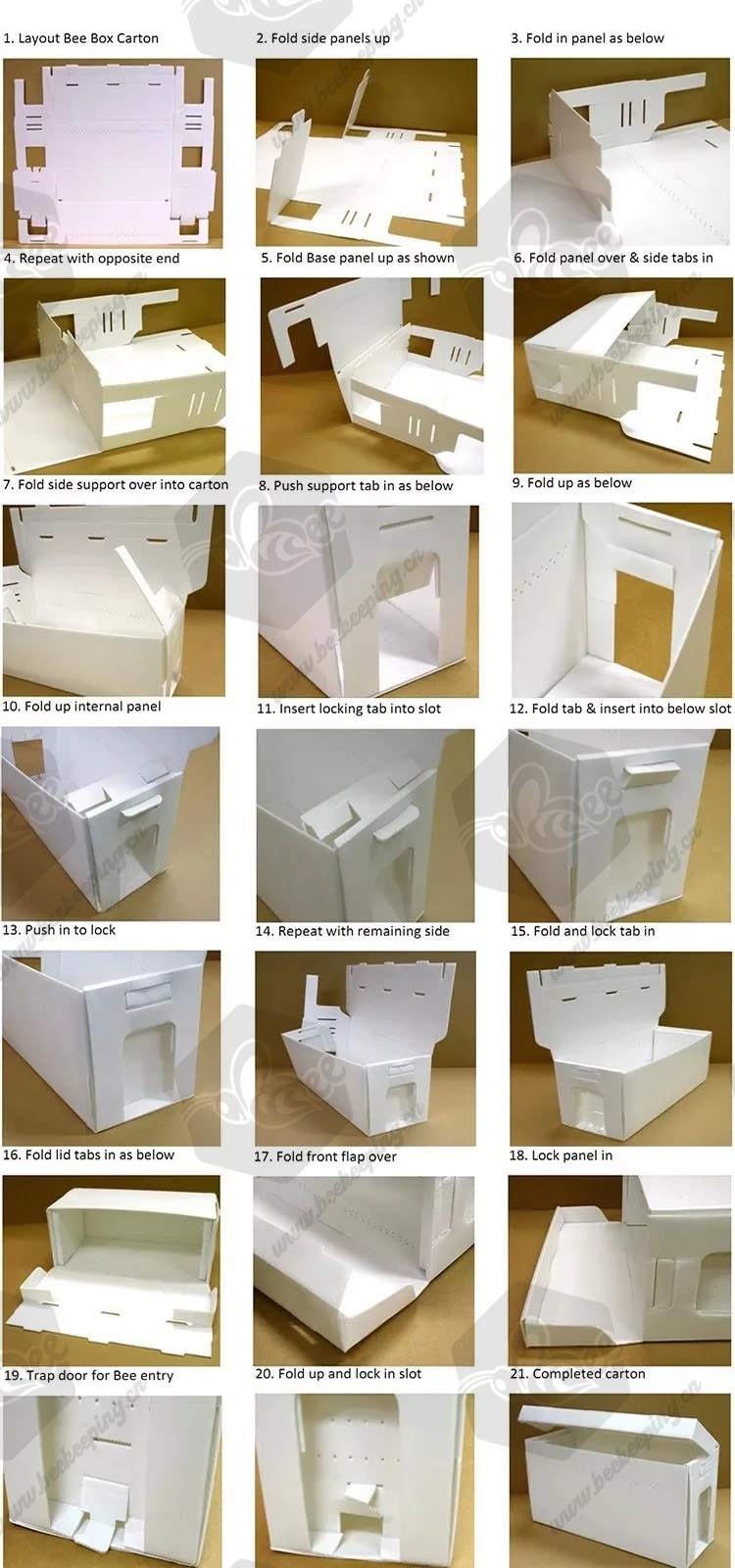 Beekeeping hive tools 5 frames nuc box plastic beehive