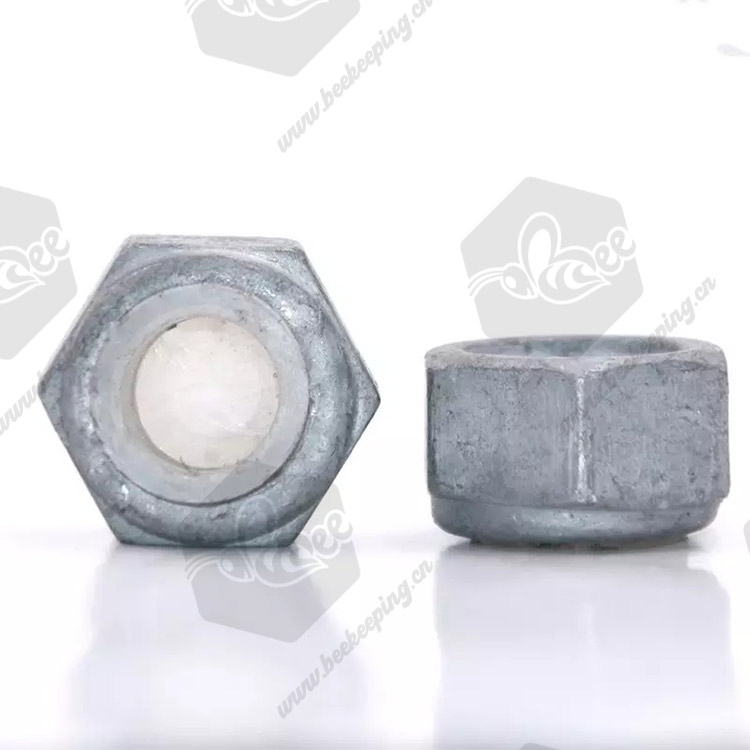 Hot Galvanized Anti-theft lock Hex Nuts