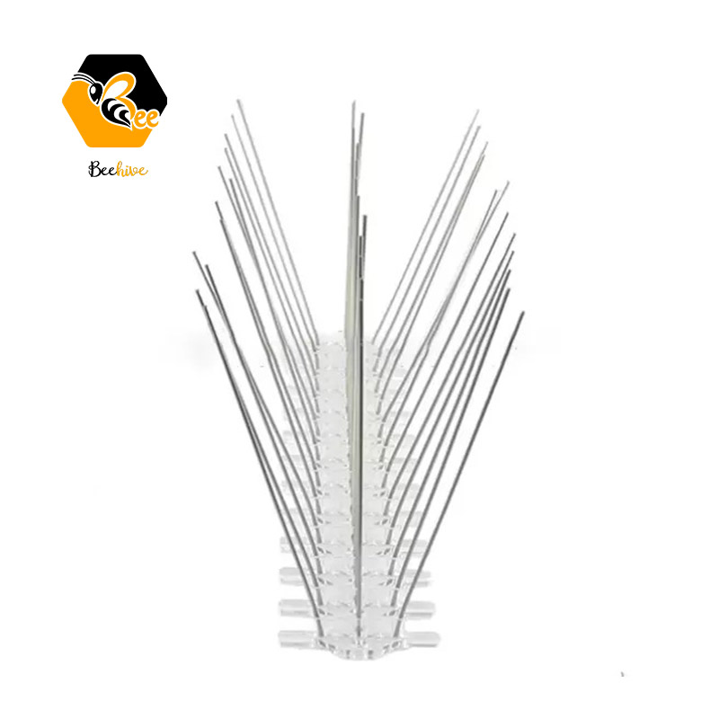 Outdoor Anti-Aging Plastic Base 304 Stainless Steel Fence Window Bird Nail Anti-Theft and Anti Bird Thorn