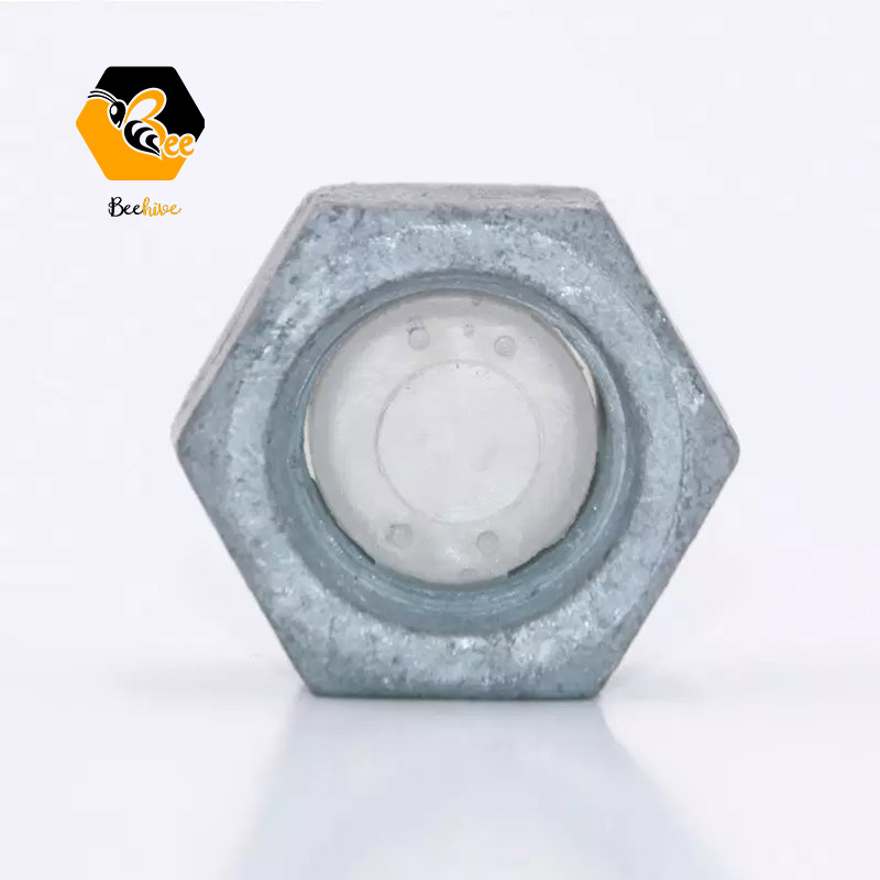Factory Large Inventory Hot Dip Galvanized Anti-theft Lock Hex Nuts