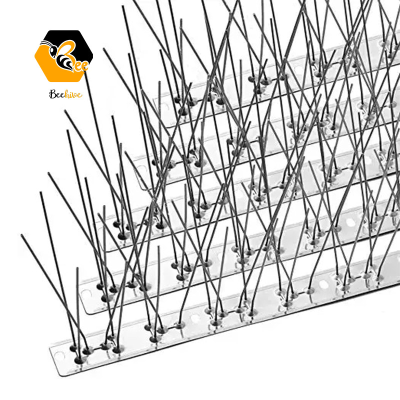 Wholesale Outdoor Garden Long Sting Plastic or Stainless Steel Bird Repellent Outdoor Anti Bird Spikes