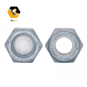3 Factory Large Inventory Hot Dip Galvanized Anti-theft Lock Hex Nuts
