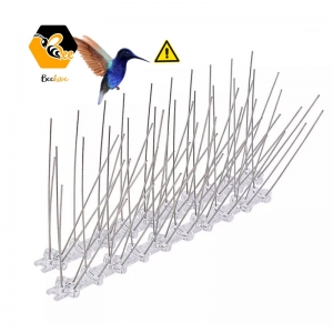 Outdoor Anti-Aging Plastic Base 304 Stainless Steel Fence Window Bird Nail Anti-Theft and Anti Bird Thorn