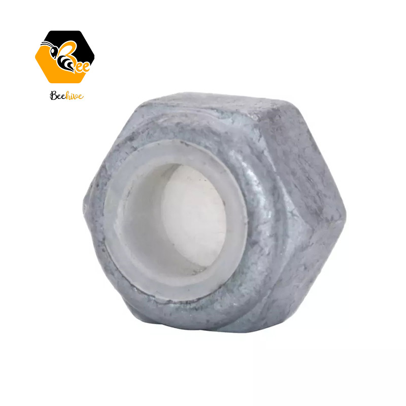 Factory Large Inventory Hot Dip Galvanized Anti-theft Lock Hex Nuts
